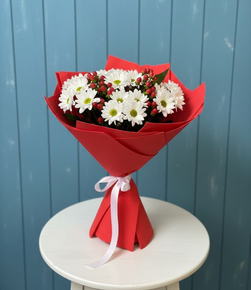 Букет цветов из: Хризантемы в Аннино