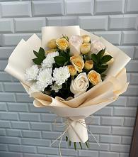 Букет цветов из:  Розы и Хризантемы в Аннино