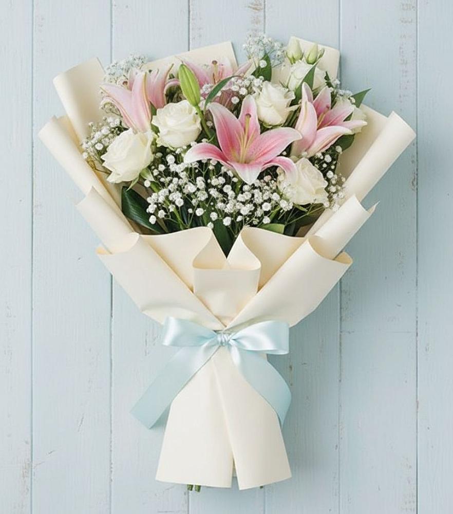 Букет цветов из: Лилии в Аннино