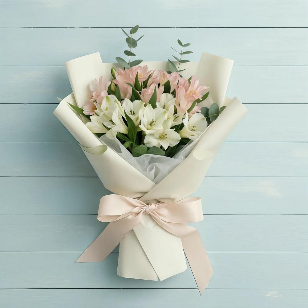 Букет цветов из: Альстромерии в Аннино