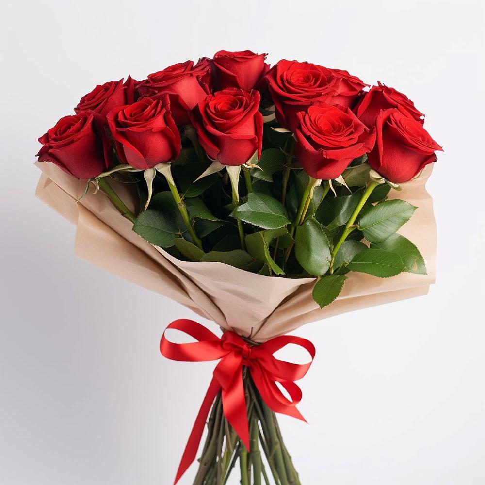 Букет 11 Красных роз Эдлесс Лав в Аннино