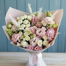 Букет цветов из:  Альстромерии и Розы в Аннино